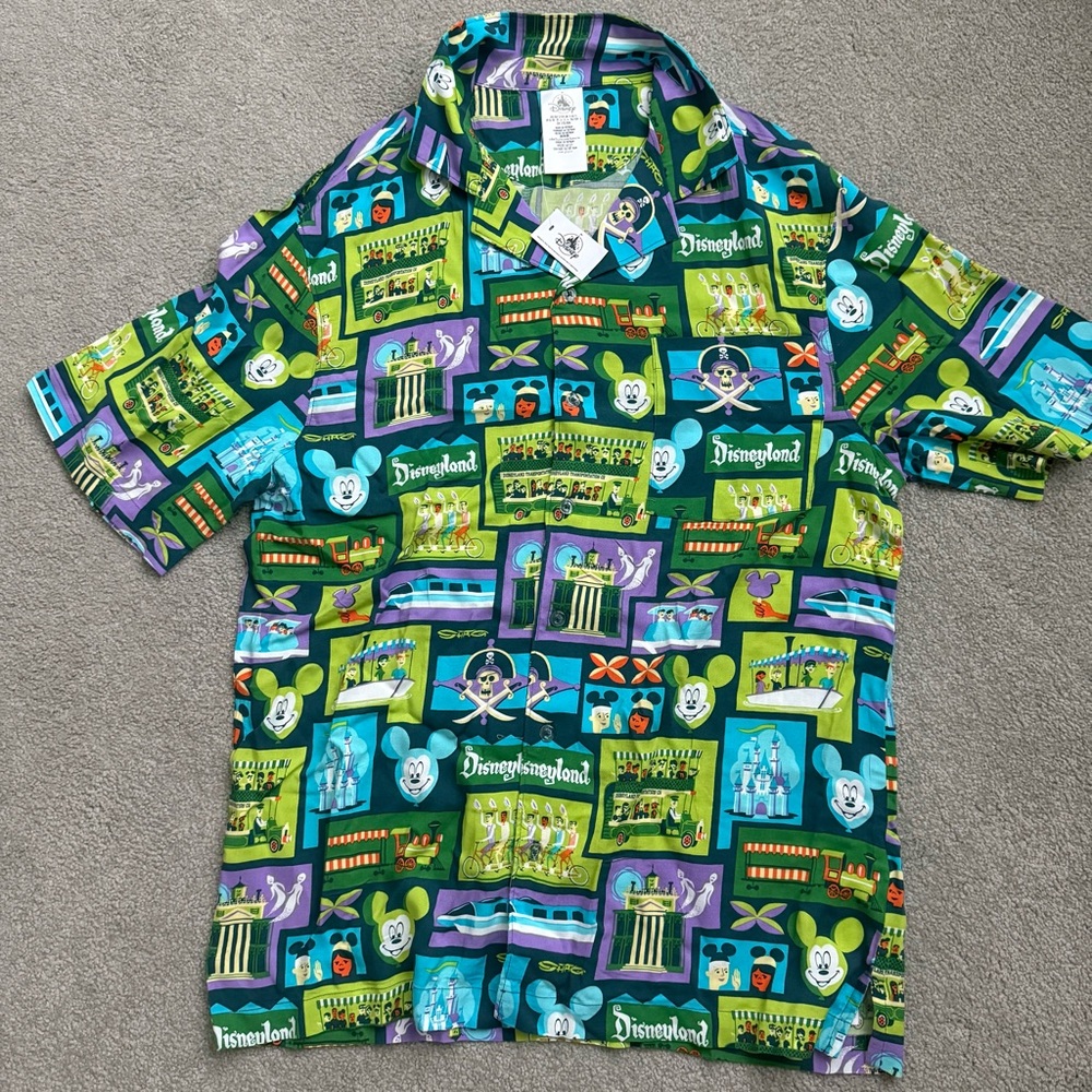 Colorful Disneyland Graphic Shirt